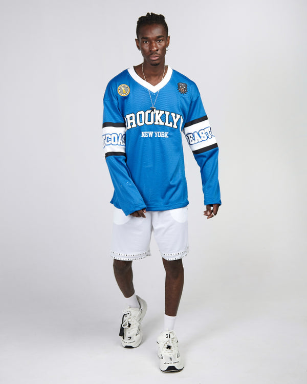 LONGSLEEVE BROOKLYN MESH BLUE