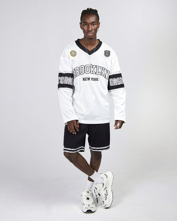 LONGSLEEVE BROOKLYN MESH WHITE