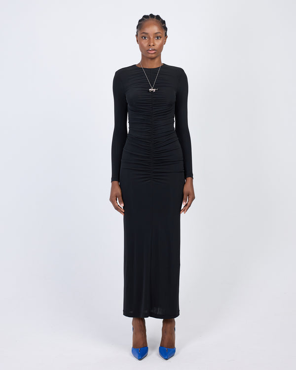 DRESS PLEATED BLACK