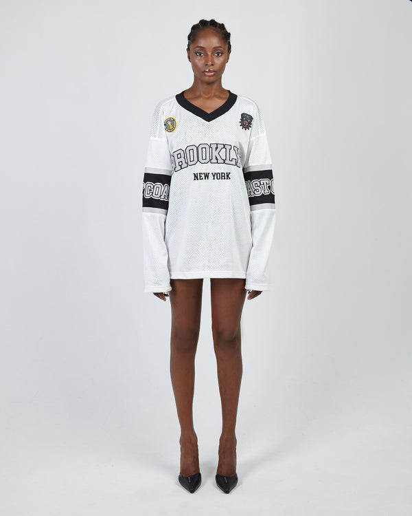 LONGSLEEVE BROOKLYN MESH WHITE