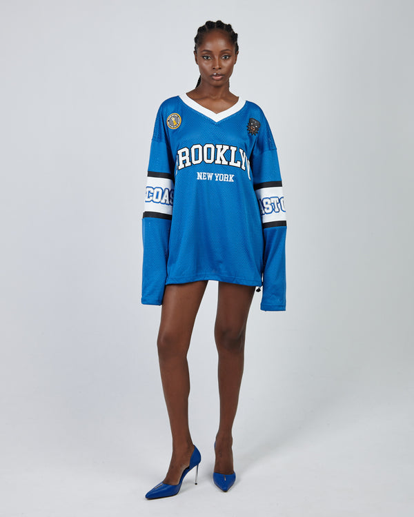 LONGSLEEVE BROOKLYN MESH BLUE