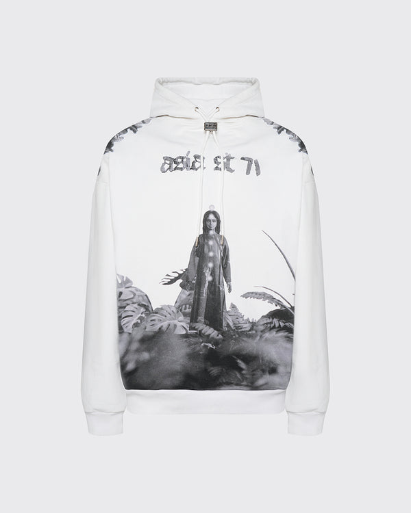 HOODIE ART UNION LOST PARADISE WHITE