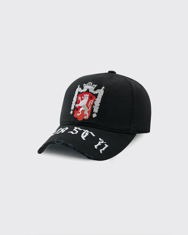 CAP BLAZON LION BLACK