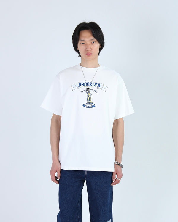 T-SHIRT BROOKLYN BLAZON WHITE