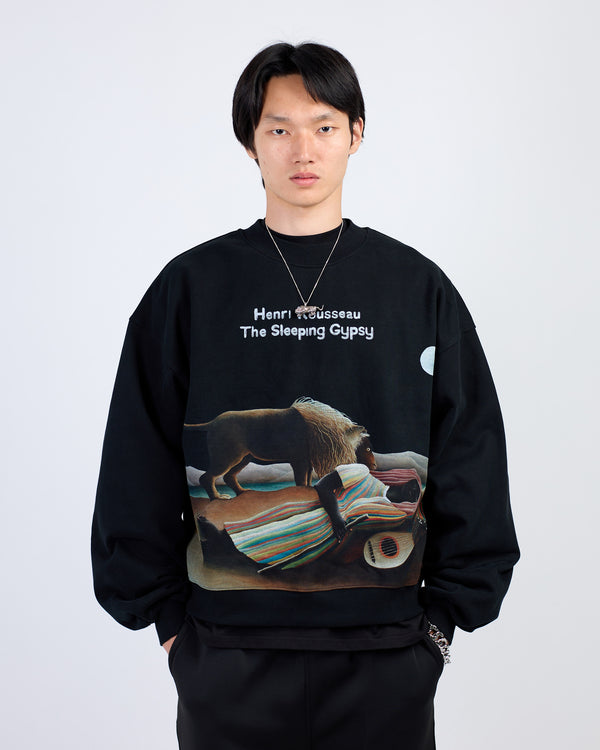 SWEATSHIRT ART UNION THE SLEEPING GYPSY BLACK